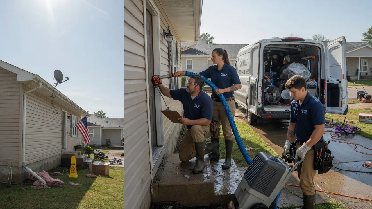 Ceiling Water Damage Restoration in Dongola, IL near me